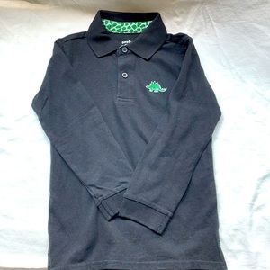 Boys long sleeve black shirt